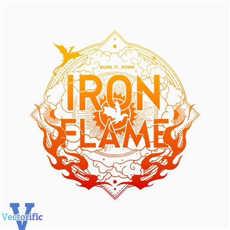 Iron Flame Fourth Wing Rebecca Yarros SVG Graphic File | Inspire Uplift
