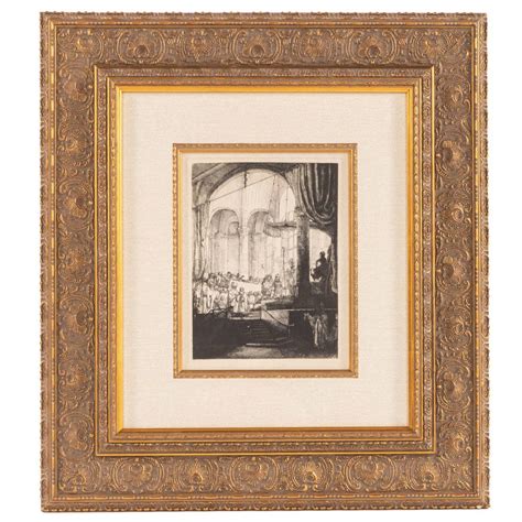 After Rembrandt. "medea - Or The Marriage Of Jason And Creusa," Etching ...