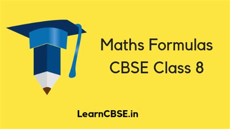 Image result for Maths 8th Class Formulas