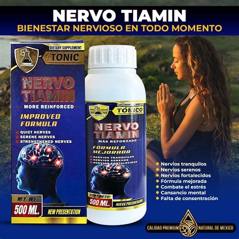 Buy Nervo Tiamin Drinkable Tonic 500 ml. Improved Formula, Nerve Issues ...