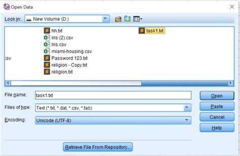 How to Import File in SPSS 的图像结果