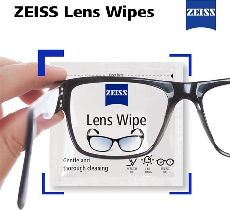 Zeiss Optical Moist Lens Cleaning Wipes - Glasses Camera Phone Screen ...