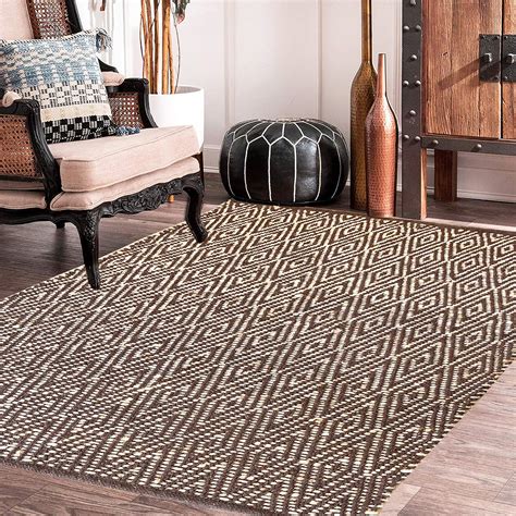 Buy Fernish Decor Traditional Rug (Beige Coffee, Jute Cotton, 3x5 Feet ...