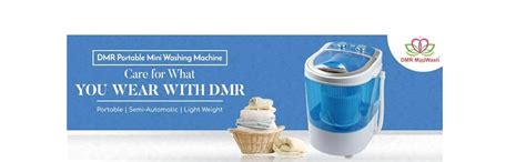 DMR Portable 3 kg 2 Star Single Tub Top Load Mini Washing Machine with ...