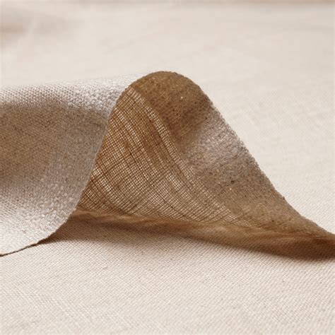 Buy (Pre-Cut 1.10 Mtr)Natural Color Plain Linen Fabric| FFAB