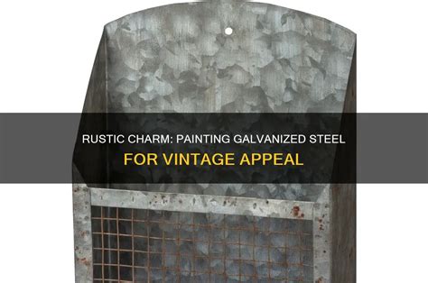 Rustic Charm: Painting Galvanized Steel For Vintage Appeal | CyPaint