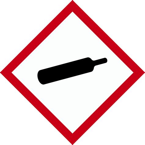 GHS Pictogram Icon Gas Under Pressure | Hazard communication, Pictogram ...