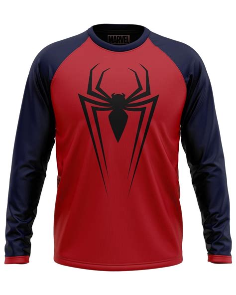 Buy Men's Red Spider Man Logo Graphic Printed T-shirt Online at Bewakoof