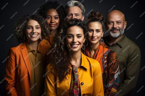 Premium AI Image | a group of people of different nationalities such as ...