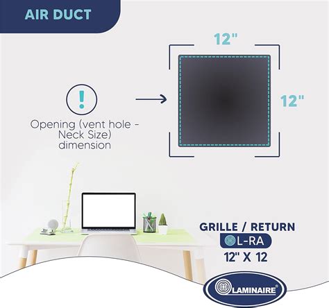 Buy 12 x 12 inch Ceiling or Wall Vent Cover in Aluminum, Return air ...