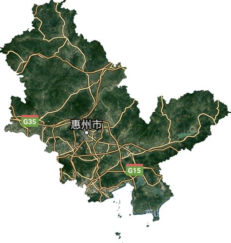 惠州市地图各镇分布图-图库-五毛网