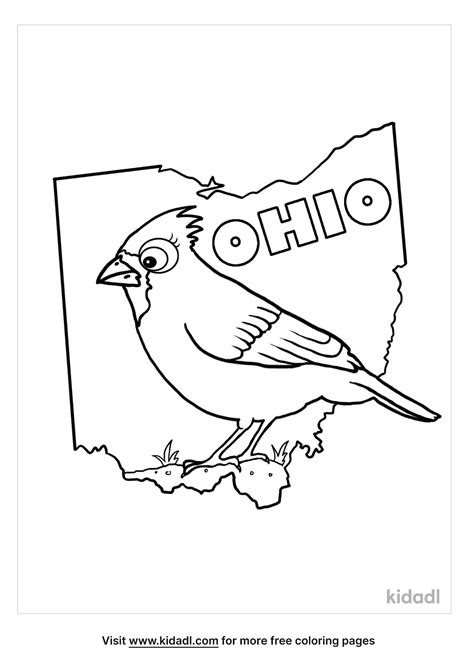Printable Ohio State Coloring Pages
