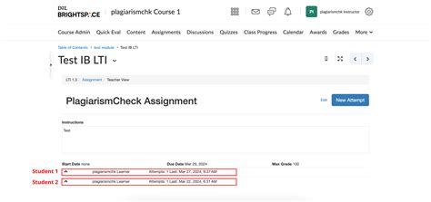 How to see submissions in Brightspace
