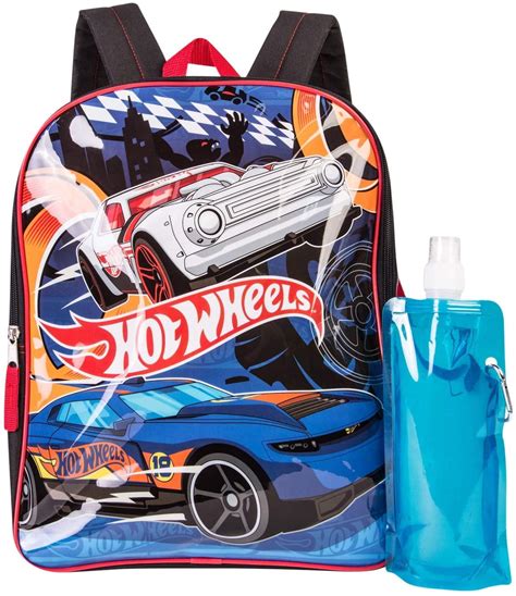 Hot Wheels Backpack Combo Set - Hot Wheels Boys' 3 Piece Backpack Set ...