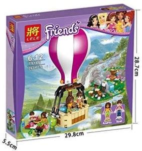 DhyeyCollection Friends Heart Lake Hot Air Balloon Building Blocks ...