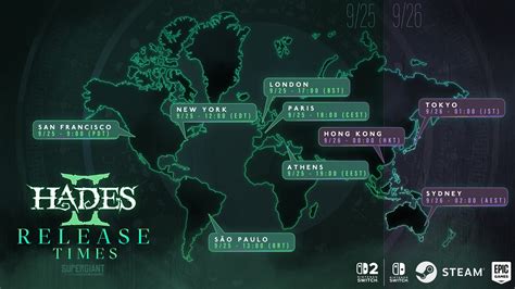 Hades 2 Global Release Times Confirmed