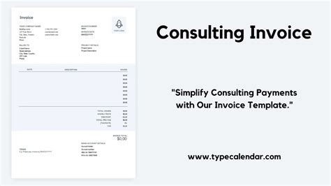Free Printable Consulting Invoice Templates [Word, Excel]