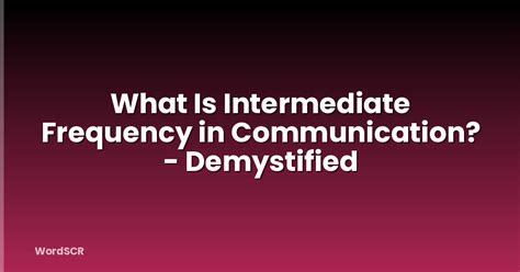 Frequency Intermediate Tutorial 的图像结果