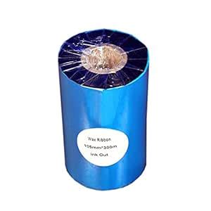 Thermal Transfer Ribbon 105mm x 300Meter/1"Core/Wax (Pack of 5 Ribbon ...