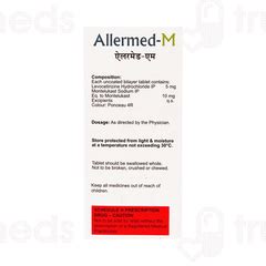 Allermed M 10/5 MG Tablet 10: Uses, Side Effects, Price & Substitutes