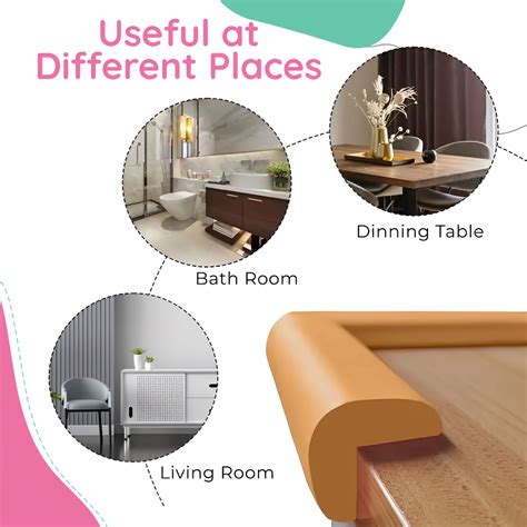 KidDough Baby Proofing Corner Safety Strip and Corner Guard 2 Mtrs ...