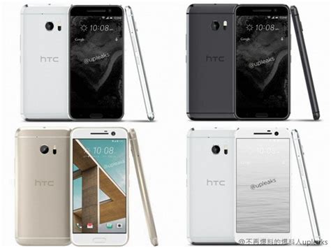 Nuovi render di HTC 10 mostrano quattro varianti di colore