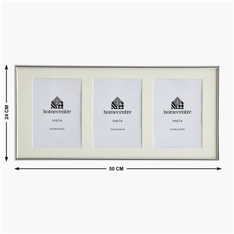Buy Sepia Allure Collage Triple Photo Frame - 50x24cm from Home Centre ...