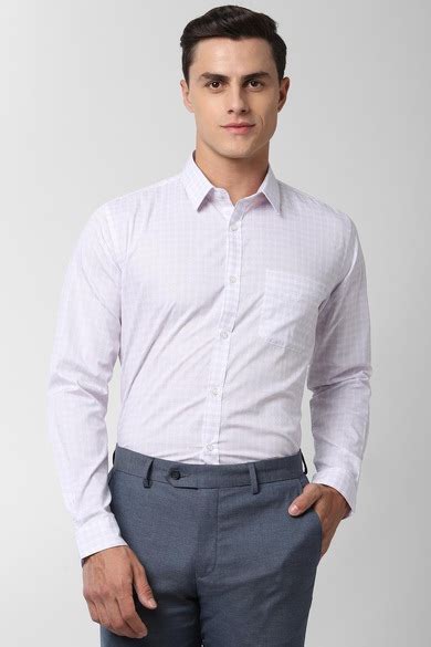 Buy Men Purple Regular Fit Half Sleeves Formal Shirt Online - 477454 ...