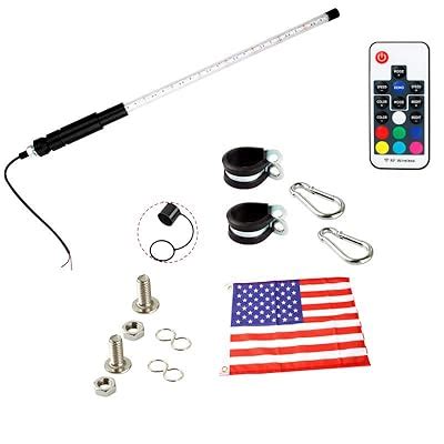Buy LightBuddy LED Whip LED Lighted Whip RGB Remote Controlled Quick ...