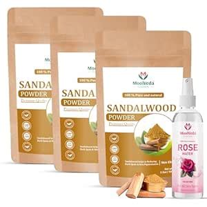 Moolveda Pure & Original Sandalwood Powder For Face, Skin, Skin ...