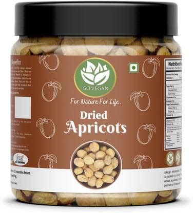 go vegan Dried Apricot-1kg | Khumani | Jardalu | Badam BOR | Soft ...