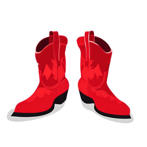 Red Cowboy Boots · Creative Fabrica