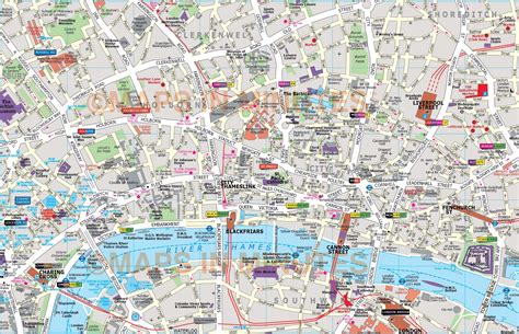Printable London Tourist Map