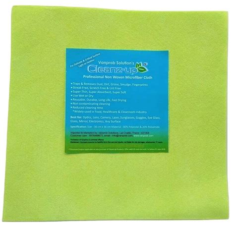 Cleanz-up Microfiber Cleaning Cloth | No Scratch, No Streaks, Lint Free ...