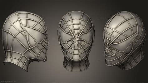 Spider Man Mask 3D Print File at Jorja Helms blog