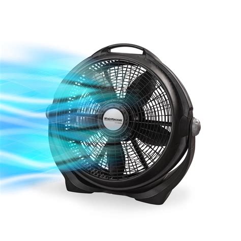 "Lasko Indoor Electric Large 20"" Wind Machine Air Circulator Floor Fan ...