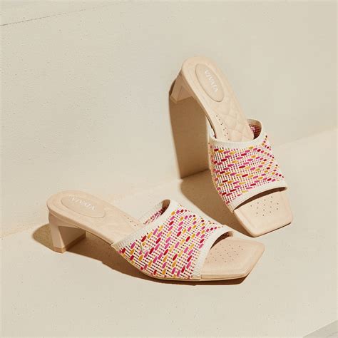 Square-Toe Block Heel Sandals (Juliet Pro), MULTI PINK CROCHET, EU40.5 ...