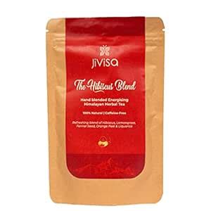JiViSa Hibiscus Blend Herbal Tea - Immune Support with Hibiscus Flower ...