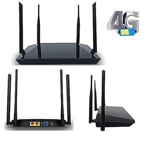 ITS Wireless 4G/3G SIM Card Router - for Home/Office WiFi 350Mbps Speed ...