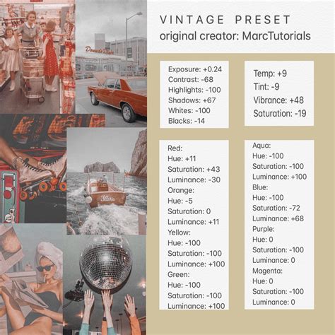 Lightroom Presets Vintage