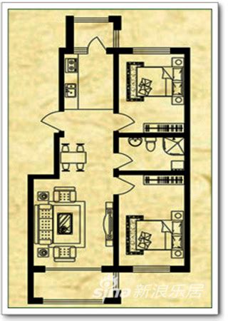 温暖小屋 - 现代风格三室一厅装修效果图 - YIXIU565设计效果图 - 躺平设计家