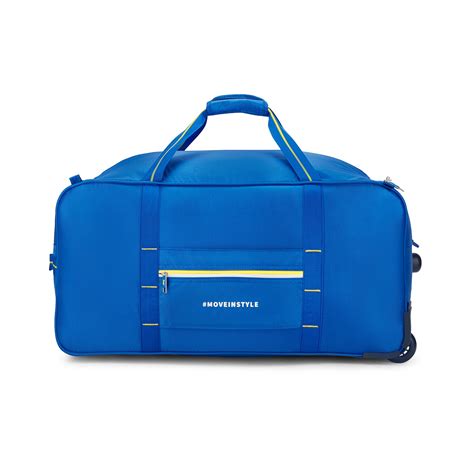 SKYBAGS MUSE DUFFLE LARGE CHECKIN LUGGAGE TROLLEY BAG BLUE – Skybags