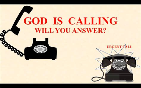 God is calling - Will you answer 12-4-22 on Vimeo