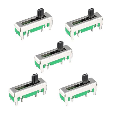 uxcell 5pcs Fader Variable Resistors Mixer 18mm Straight Slide ...