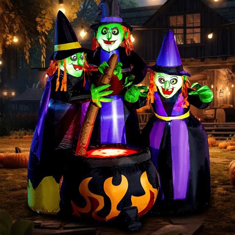 Joiedomi 6 FT Tall Halloween Inflatables Three Witch India | Ubuy