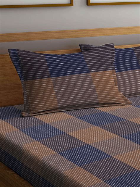 Super Soft Handwoven Cotton Super King Size Bedsheet by Arrabi – ARRABI.IN