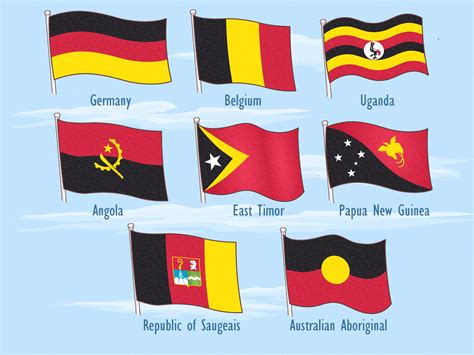 8 Countries with Black, Yellow, & Red Flag Designs 🇩🇪🇧🇪