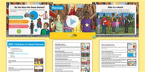 Children in Need | Heroes Assembly Presentation and Script