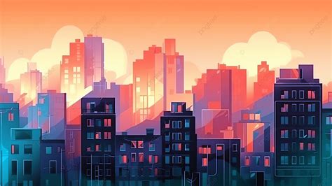 Cartoon Building Background Drawing 的图像结果