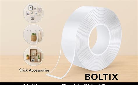 BOLTIX 3 Double Sided Tape Heavy Duty (Pack of 2) Multipurpose ...